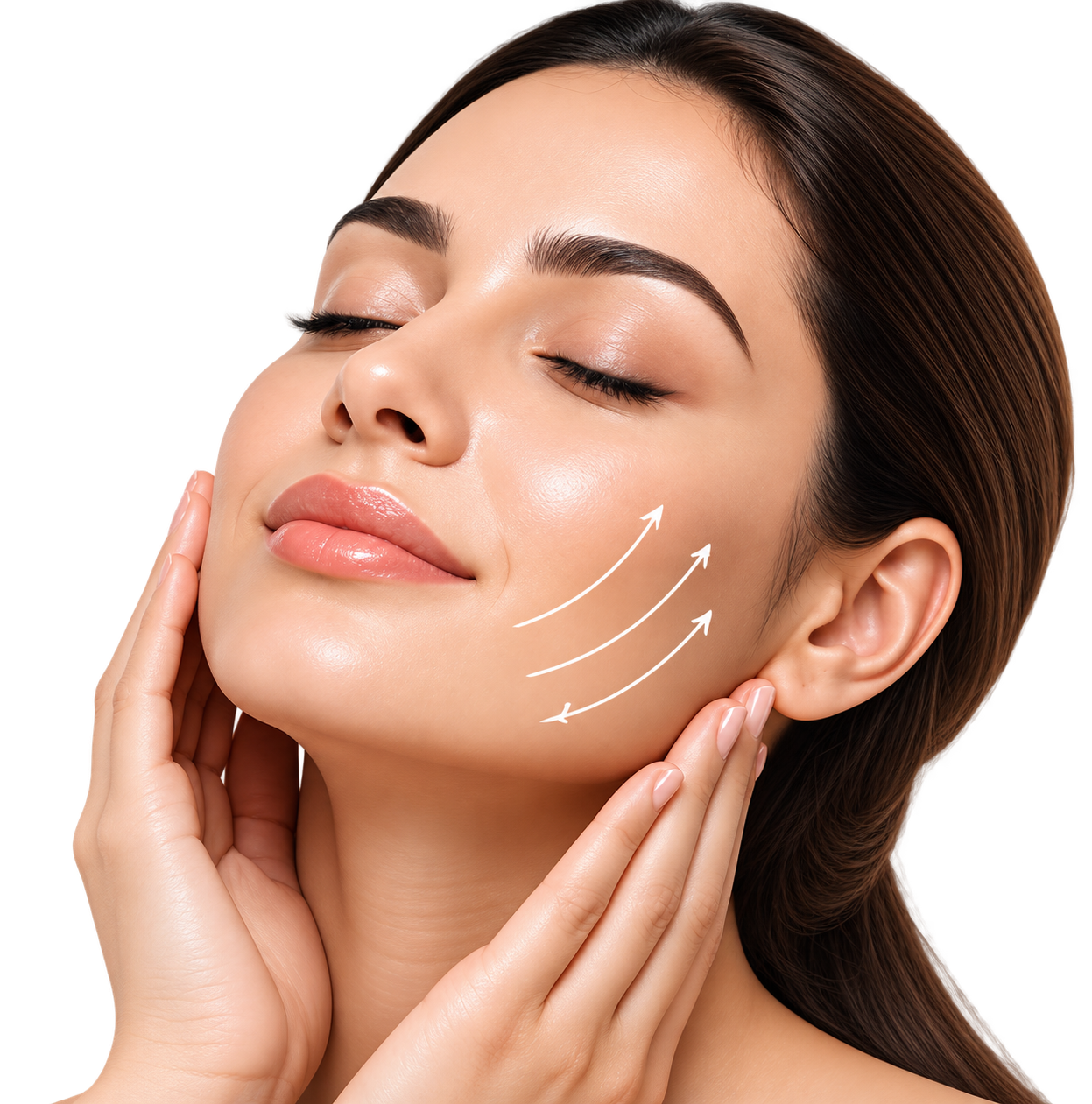Non-surgical face lift facial rejuvenation treatment