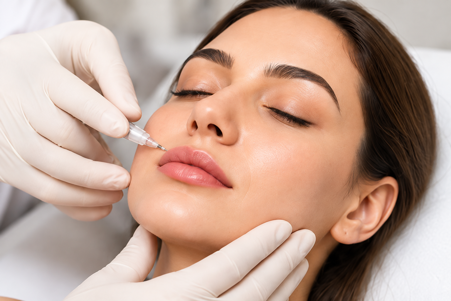 Pigmentation and dark spots on cheek