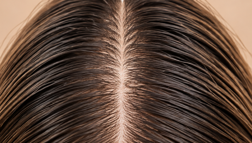 Scalp after dandruff treatment