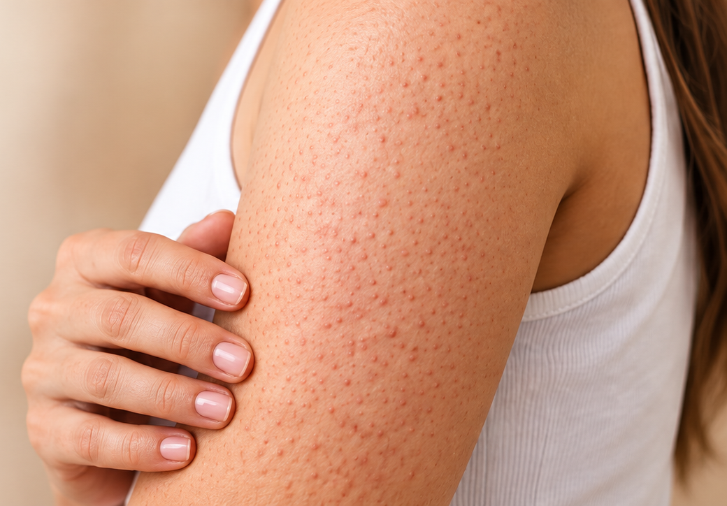 Keratosis pilaris skin condition