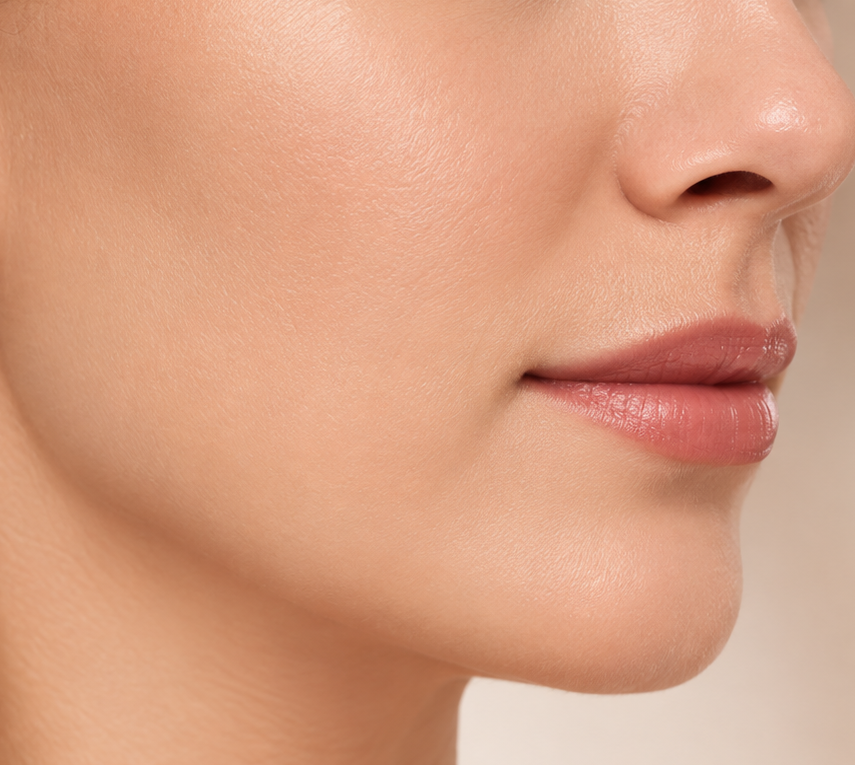 After facial rejuvenation treatment