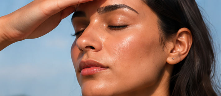 Dry and dehydrated skin